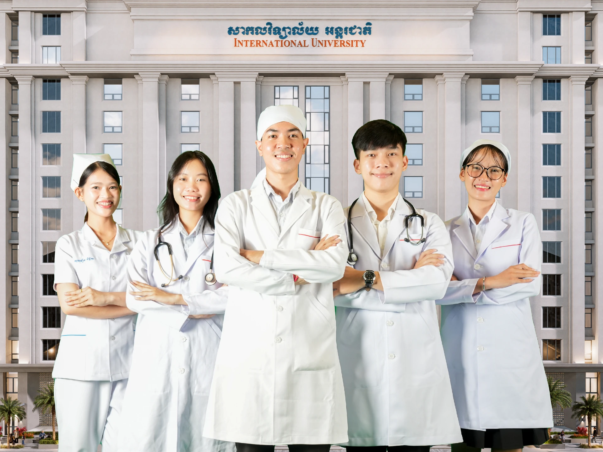 និស្សិតកំពុងចុះឈ្មោះ